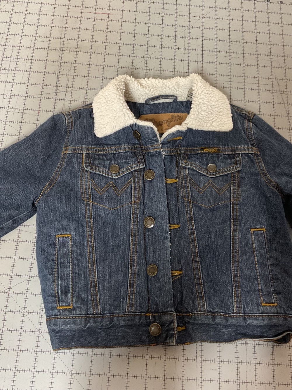 XS Denim Wrangler jacket size 4/5T